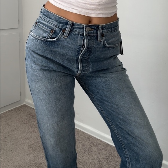 NEW Re/Done 70s Stove Pipe Jeans size 29 - Picture 2 of 13